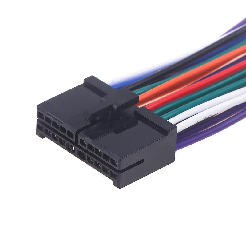 Car Radio Wire Harness 20pin Audio Wiring Adapter Cd Dvd Connector Cable T-plug Power Cord Modified Parts Radio Accessories 4