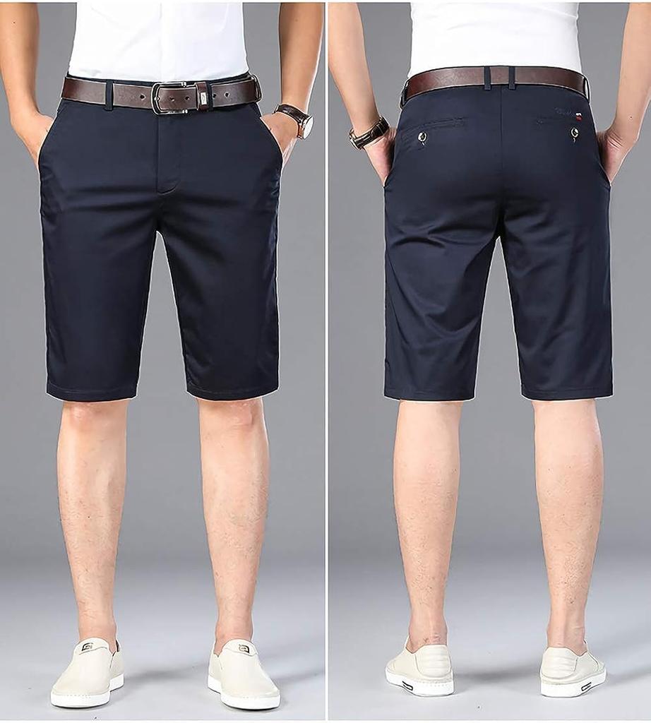 Half Golf Half Good Straight For Stylish Dark [inotenka] Shorts, Pants, Pants, Pants, Men's, Summer, Elasticity, Plain, Slim, Pants, Business, Golf,