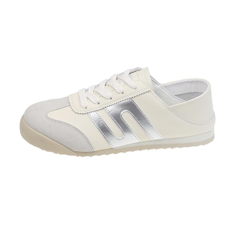 Aphixta 2024 Hot Sale Women Flat Shoes German Army Trainer Lace Up Round Toe Spring Autumn Casual Shoes Loafers Ladies Shoes