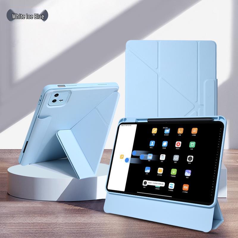 Xiaomi 7sPro Tablet Case: Magnetic 3+Y Fold, 6S Rotating, 56Pro Detachable, 12.5 Drop-Proof, Fits 14".