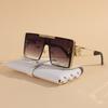 Nouveaux Lunettes de Soleil Carrées Personnalité Grande Cool pour Hommes Femmes Mode Rétro Luxe Design Lunettes de Soleil Homme Gafas UV400 Gafas De Sol