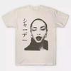Y2k Vintage Tops Retro Style Sade Album Basic Style Graphic Print Cotton Tshirt Casual Loose Streetwear Unisex