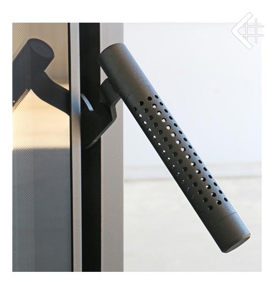 Water Heating Fireplace KRATKI LUCY 16 kW Ø 200 Double Glass