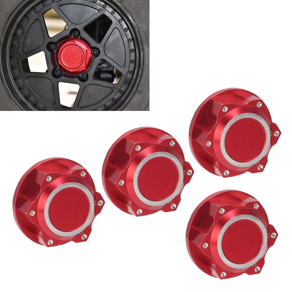 4Pcs 24mm RC Wheel Nuts Aluminum Alloy Hex Wheel Nuts for ARRMA 1/5 Kraton 8S RC Car For RC Crawler