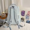 Schoolbag cute college schoolbag female niche design versatile Korean ins college style junior high school students lightweight backpack