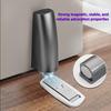 1Pc Non-Punch Door Stopper Automatic Floor Floor DoorStop Furniture Fittings Black Grey Stopper For Door Windproof