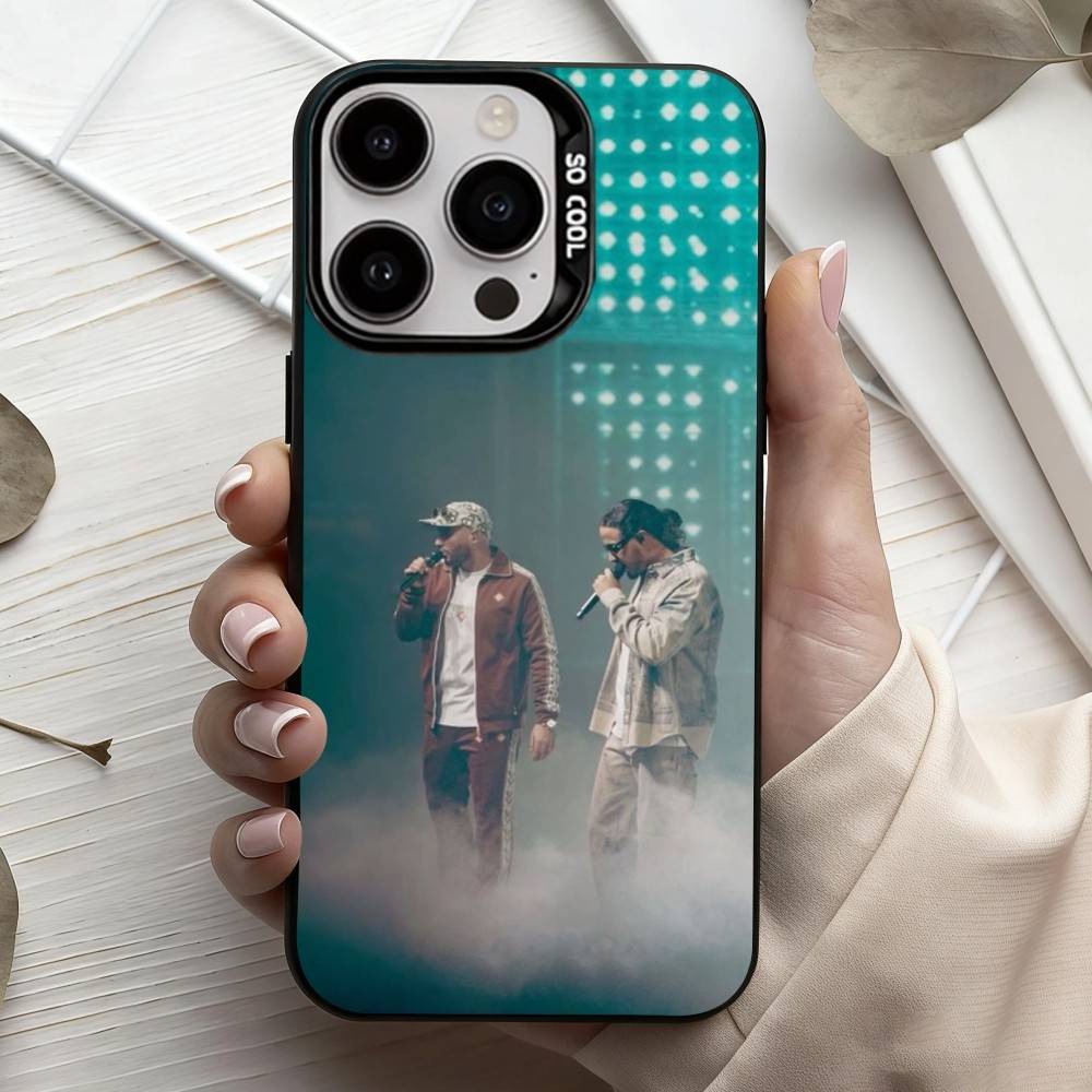 D-Djadja Dinaz O-On S Promet Phone Case For iPhone17,16,15,14,13,12,11 Plus,Pro Max Black Candy Silver Phone Case