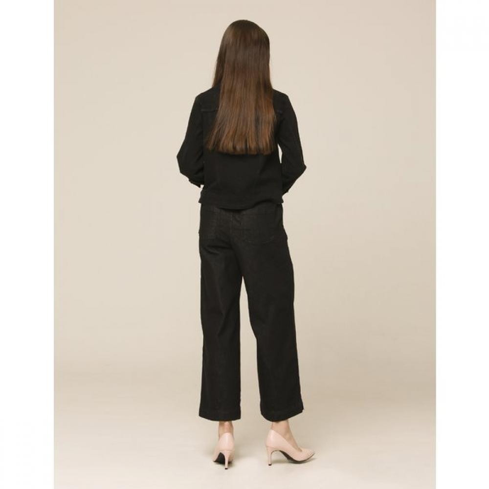 Son Jung Wan Pocket Chain Decoration Denim Jacket Zjj6161010