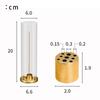 Modern Brass Incense Holder Anti-Ash Flying Incense Holder with Removable Acrylic Ash Catcher for Home Decor Yoga Meditation