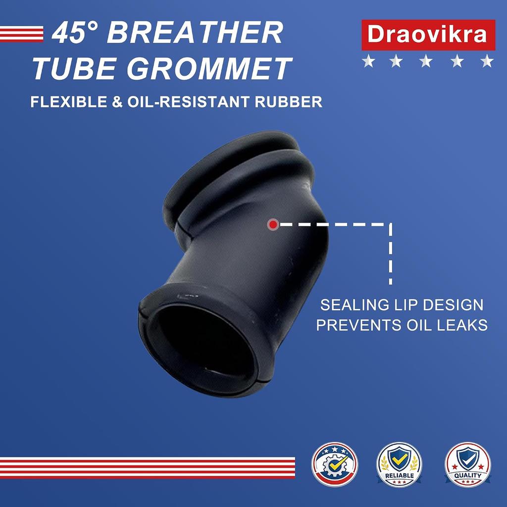 692187 692189 Breather Tube Grommet Kit Briggs Stratton, 2 Sets | Replaces 66578 67838 555074 for Briggs Stratton engine breather tube rubber grommet