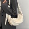 IELGY Korean Style Large-Capacity Retro Soft Leather Dumpling Bag Lazy Style Casual All-Match One-Shoulder Mess