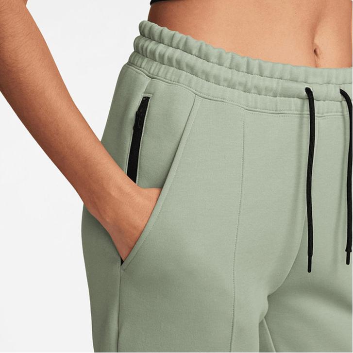 New Nike FW24 AS W NSW TCH FLC MR JGGR Knitted Sports Pants Women's Green FB8331-370
