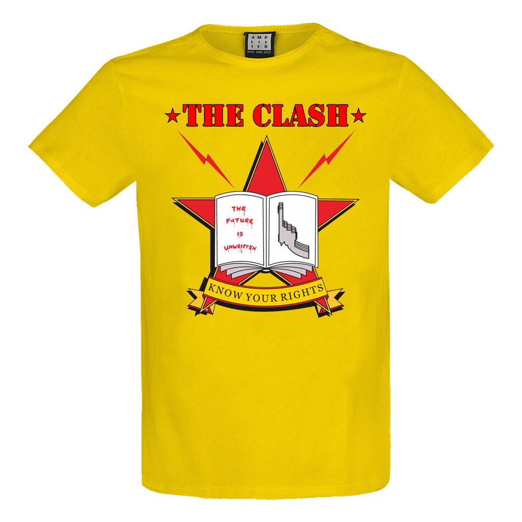 Amplified Unisex Adult Know Your Rights The Clash T-Shirt