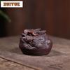 80ml Yixing Purple Clay Head Of The Dragon Teacup Ancient Tea Bowl Cute Cup Tea-tasting Smelling Cup Chazhan Master Cups Cha