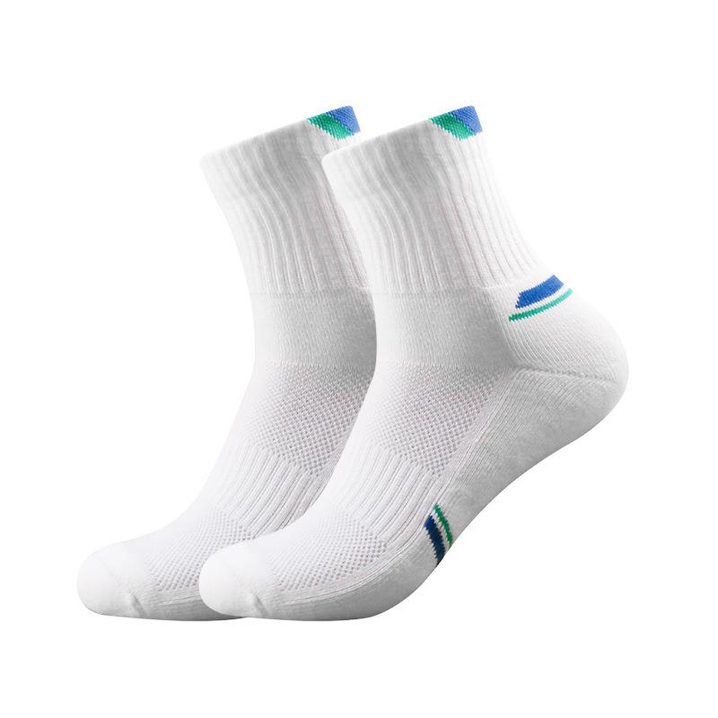Badminton Sport Socks - Thick Rainbow-colored Four-season Breathable Outdoor Running Casual Couple Mid-calf Socks