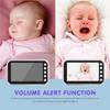 Baby Monitor-4.3 Inch Baby Monitor with Baby Care and Monitoring Features - Perfect for Keeping an Eye On Your Little One - English Translation