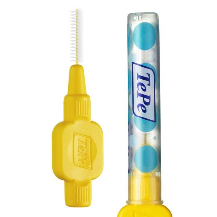 TePe Brossettes interdentaires Original - Nettoyage facile des espaces interdentaires - 1 x 8 brossettes de diamètres variés - Une