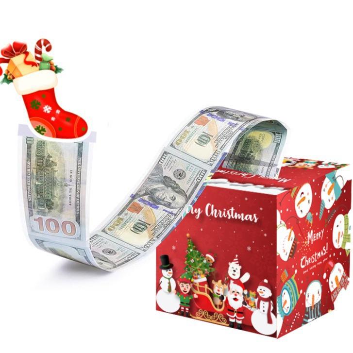 Christmas Stocking Design, Christmas Party Decoration, Surprise Cash Box, Party Decoration, Gift Box, Surprise Gift Box