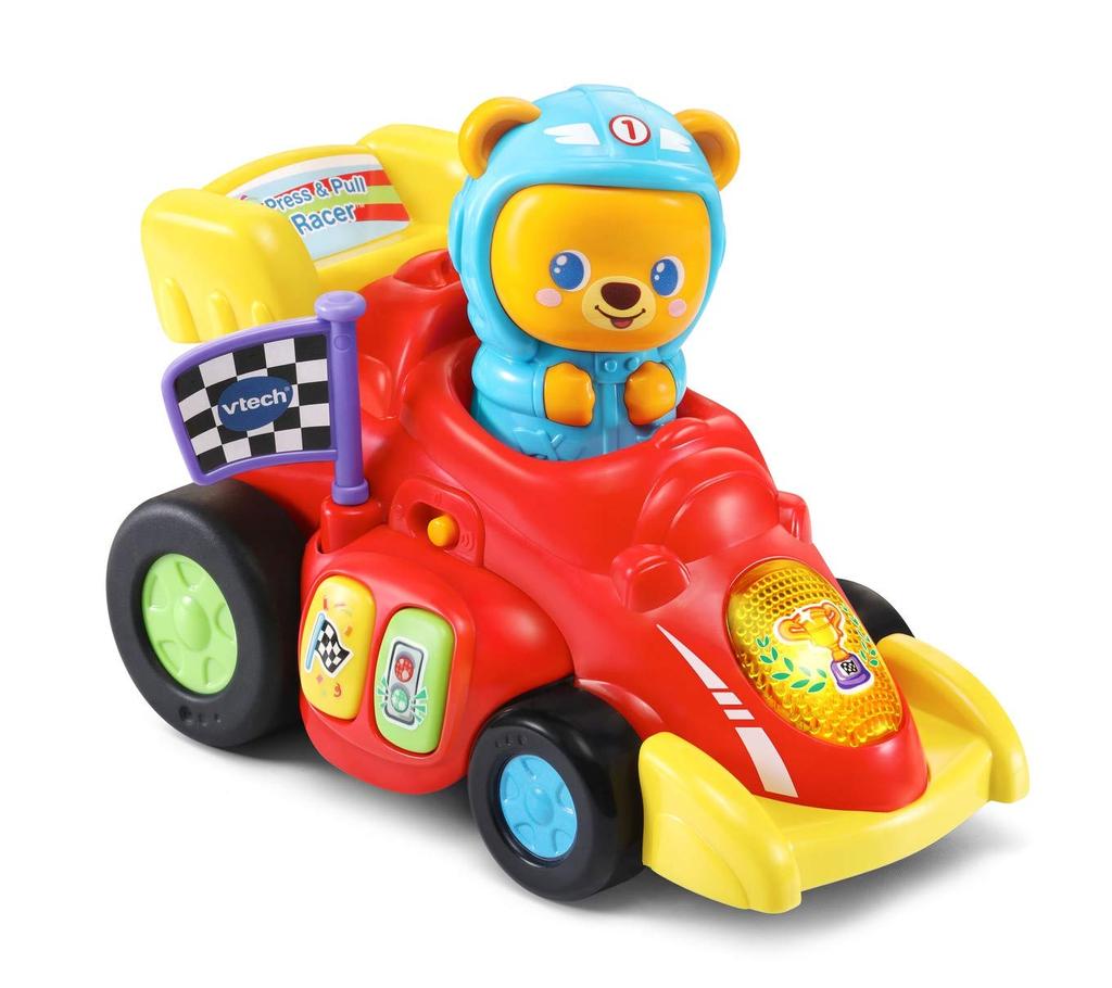 Vtech Vzdělávací hračka Medvěd Závodní auto s japonským manuálem a audio překladem Seznam Race-Along 80-528403