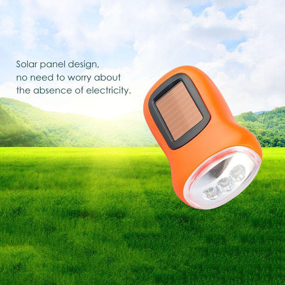 Mobile Super Bright Solar Power LED Torch Hand Crank Flashlight Work Lamp Camping Light