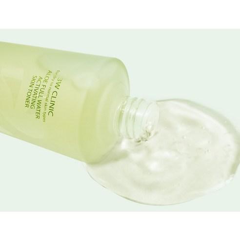 3w Clinic Aloe Full Water Activating Skin Care 3-Piece Set Hydrating & Soothing Facial Care Kit