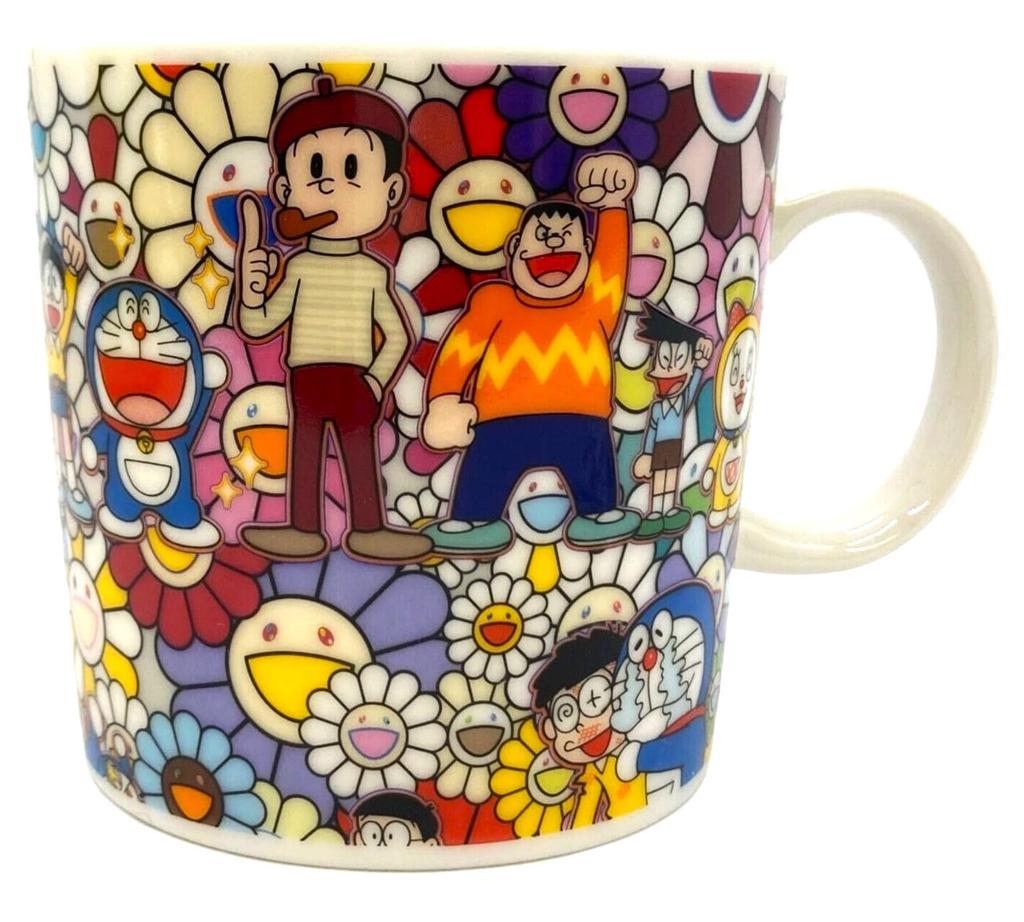 Takashi Murakami Kaikai Kiki Mug [THE Doraemon Exhibition TOKYO 2017] Official Merchandise