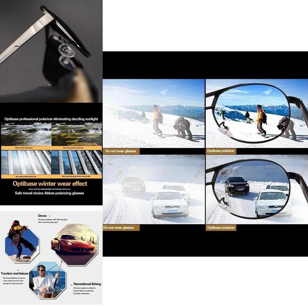 Stylish Black Polarized Aviator Men Glasses Ideal For Outdoor Sports And Driving