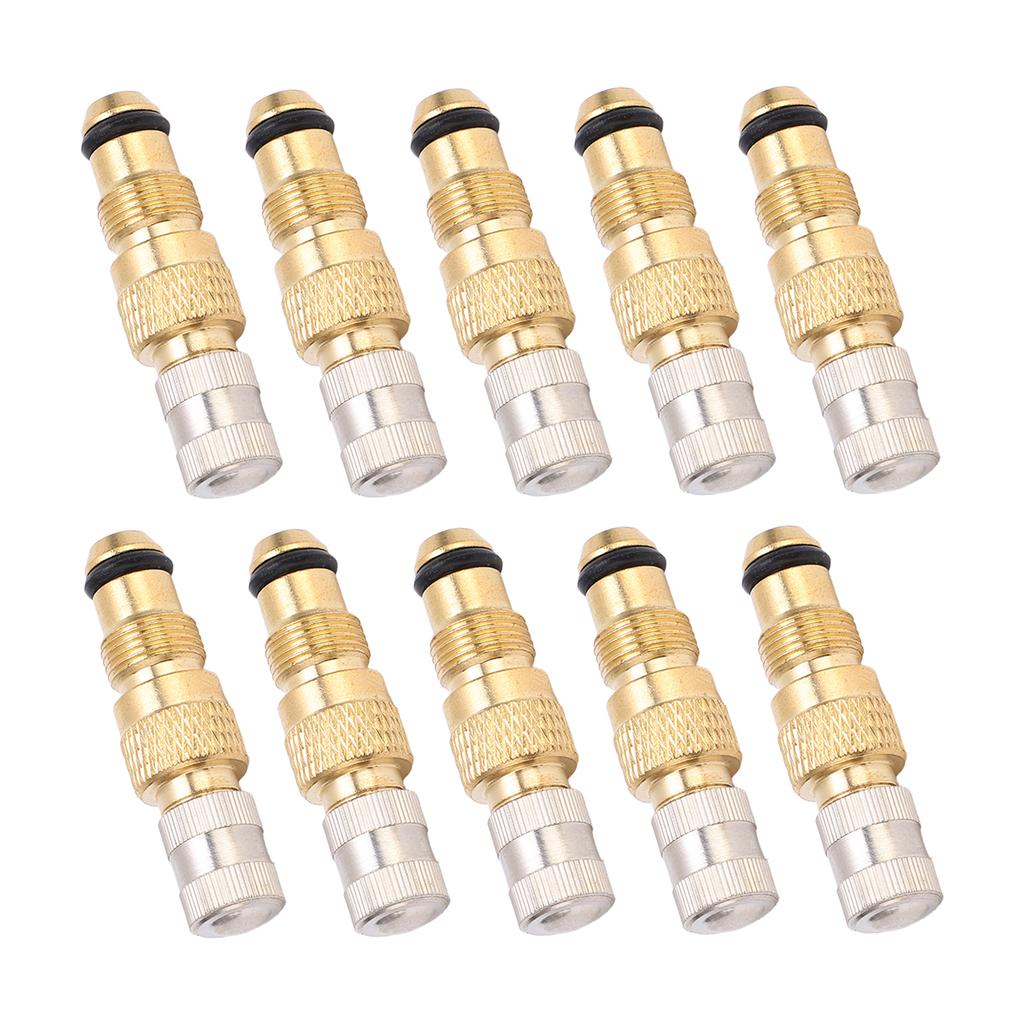 10PCS Tractor Air Liquid Valves Tire Brass Valve Stem TR218A CH3 Core Housings Replacement
