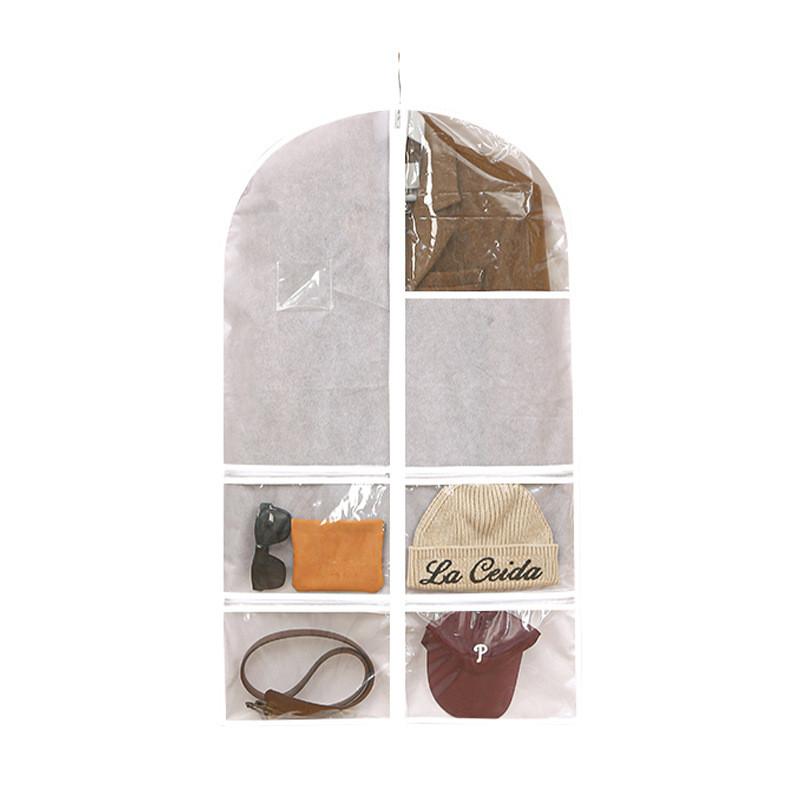 Clothes Dust Cover With Waterproof Fabric For Indoor Closet Storage