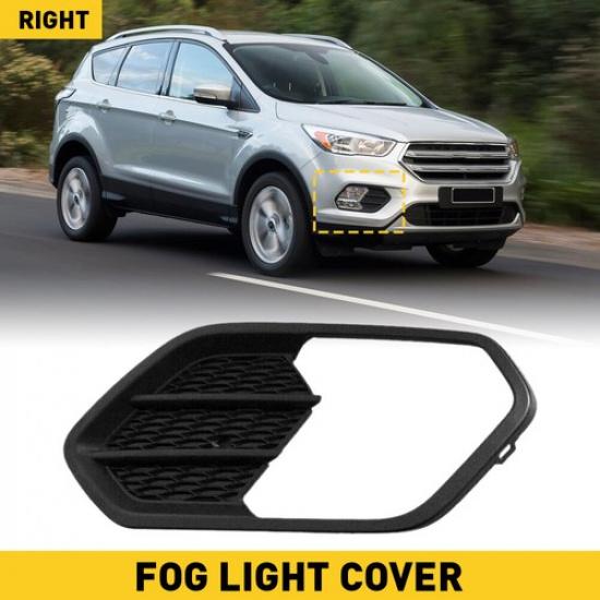 For Kuga 2017 Ford Escape 2018 Fog Light Lamp Cover Bezel Passenger Side US