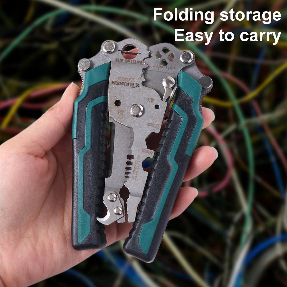 Fast Cutting Electrician Crimpe Pliers High-carbon Steel Wire Stripper Hand Tool