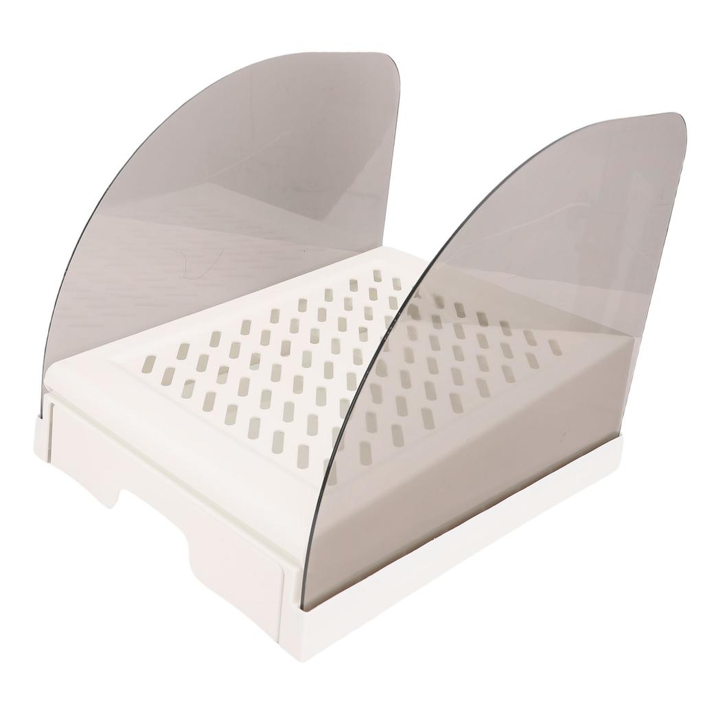 Cat Litter Ramp with Drawer Baffles   Height Elevated Litter Box Step Stool Anti Tracking Easy To Clean