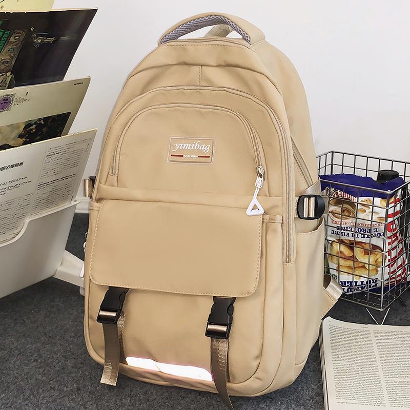 

Школьный рюкзак Мужской Студенты колледжа Ученики средней школы Высокое качество Мода Девочки Ученики средней школы Однотонный Ученики начальной школы