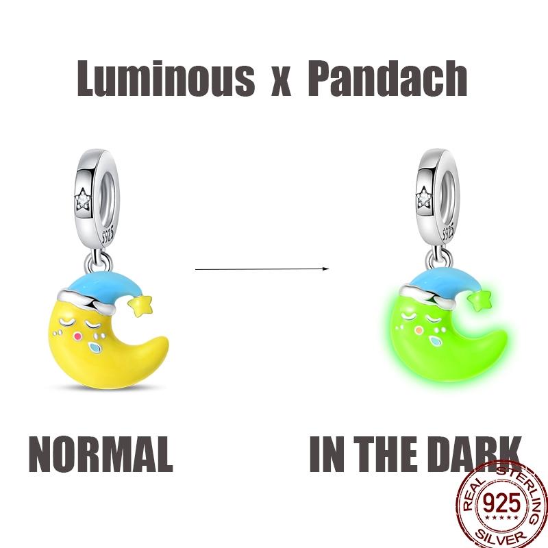 Luminous Firefly Star Moon Cherry Catcopper Pendant Beads 3Mm Diy For Women Exquisite Jewelry Making Gift