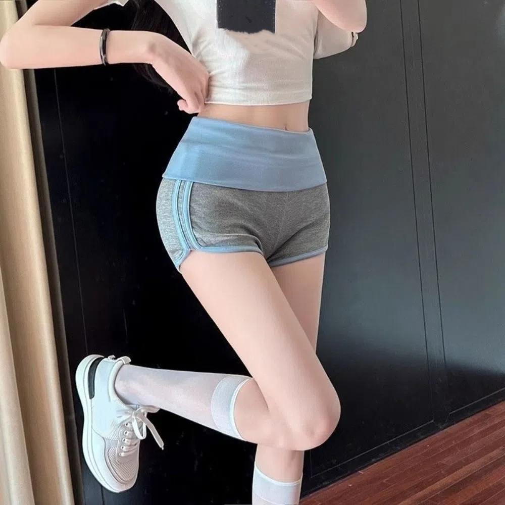 

Sweatpants Skinny Short Pants Sweet Slim Mini Hot Pants Comfortable Casual Sport Shorts Women M чорний/синій