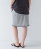 Laminez Frilled Midi Skirt - Gray