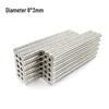 Neodymium Iron Boron Double-Sided Strong Suction Magnets for Fridges, Round and Square Shapes.