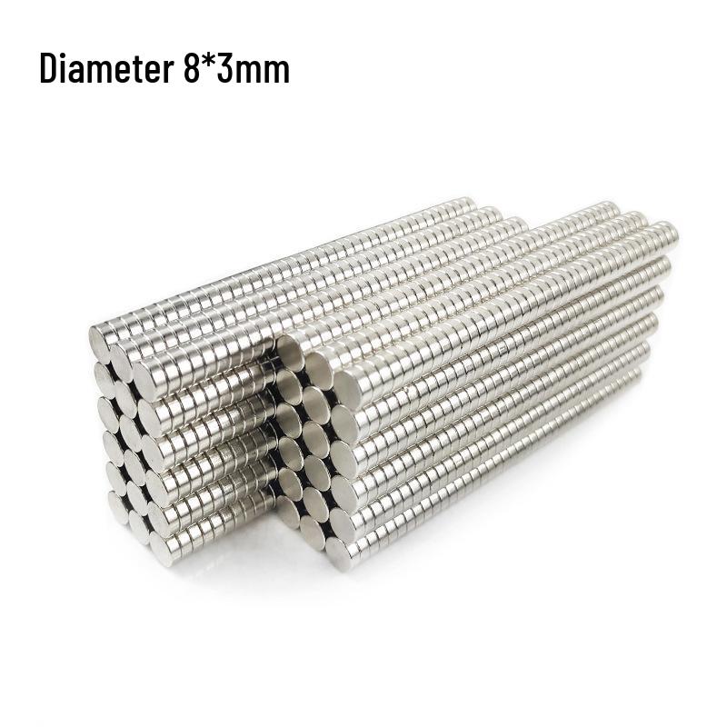 Neodymium Iron Boron Double-Sided Strong Suction Magnets for Fridges, Round and Square Shapes.