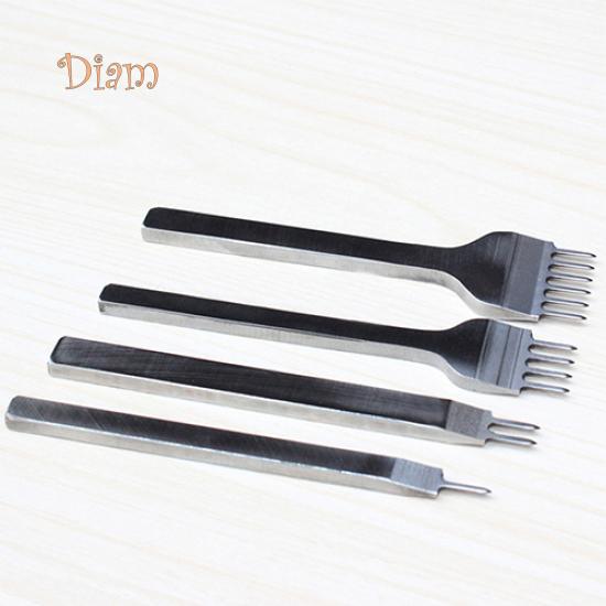 Leather Punch Tool leather punch tool Stitching Punch Tool Leather Craft Tools Leather Hole Punch Leather Stitching Punch 4 pcs/Set DIY Leather Hole Punch Stitching Tools Handmade Carft Kit Anti-Sli Leather Punch Tool leather punch tool Stitching Punch Tool Leather Craft Tools Leather Hole Punch Leather Stitching Punch 4 pcs/Set DIY Leather Hole Punch Stitching Tools Handmade Carft Kit Anti-Sli