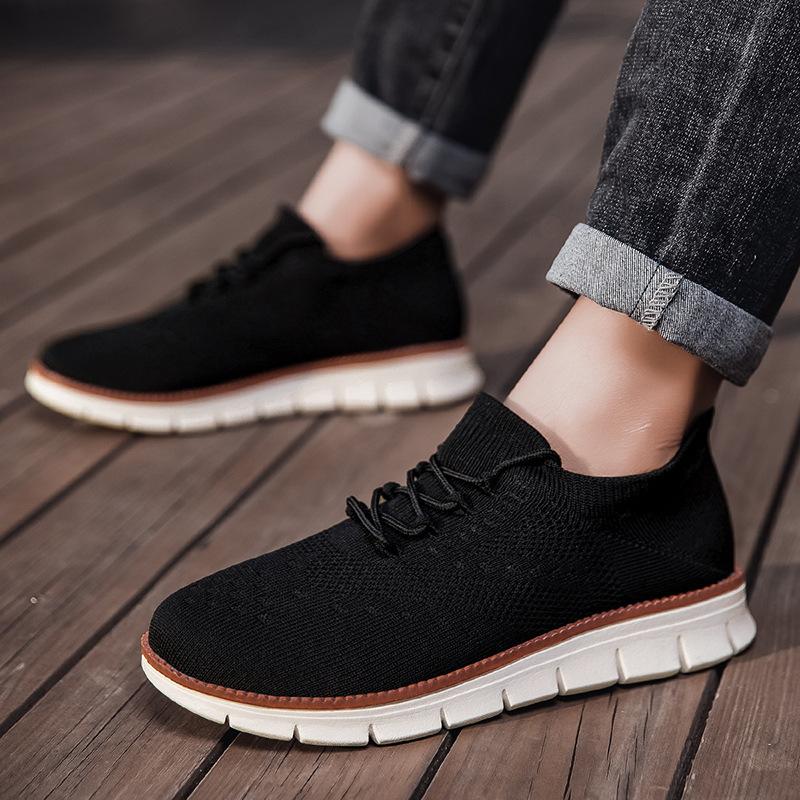New Large Size Wide-headed Shoes, Four-season Breathable Mesh Comfortable Sports and Leisure Shoes, Versatile Brock Socks Shoes
