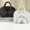 Portable Bowknot Handbag Lightweight Polka Dots Purse Fashion Nylon Top Handle Handbag  Summer