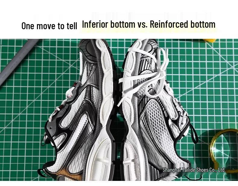 Putian Paris 9th Gen 3XL Trendy Women's Casual Shoes & 10th Gen Men's Couple Style Dad Sneakers