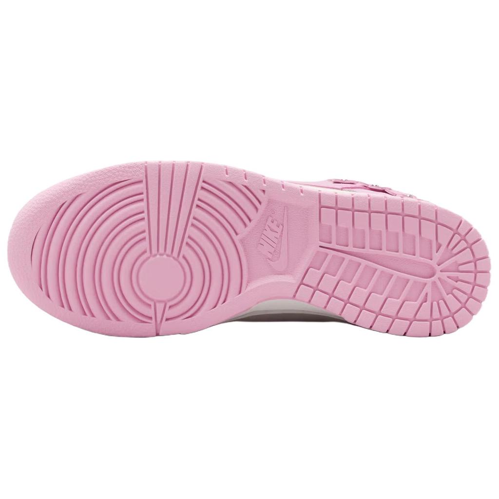 Nike Dunk Low Femme Pink Flower Women Sneakers Pink-Foam Pink-Rise-Sail-Metallic-Silver IV4726-600