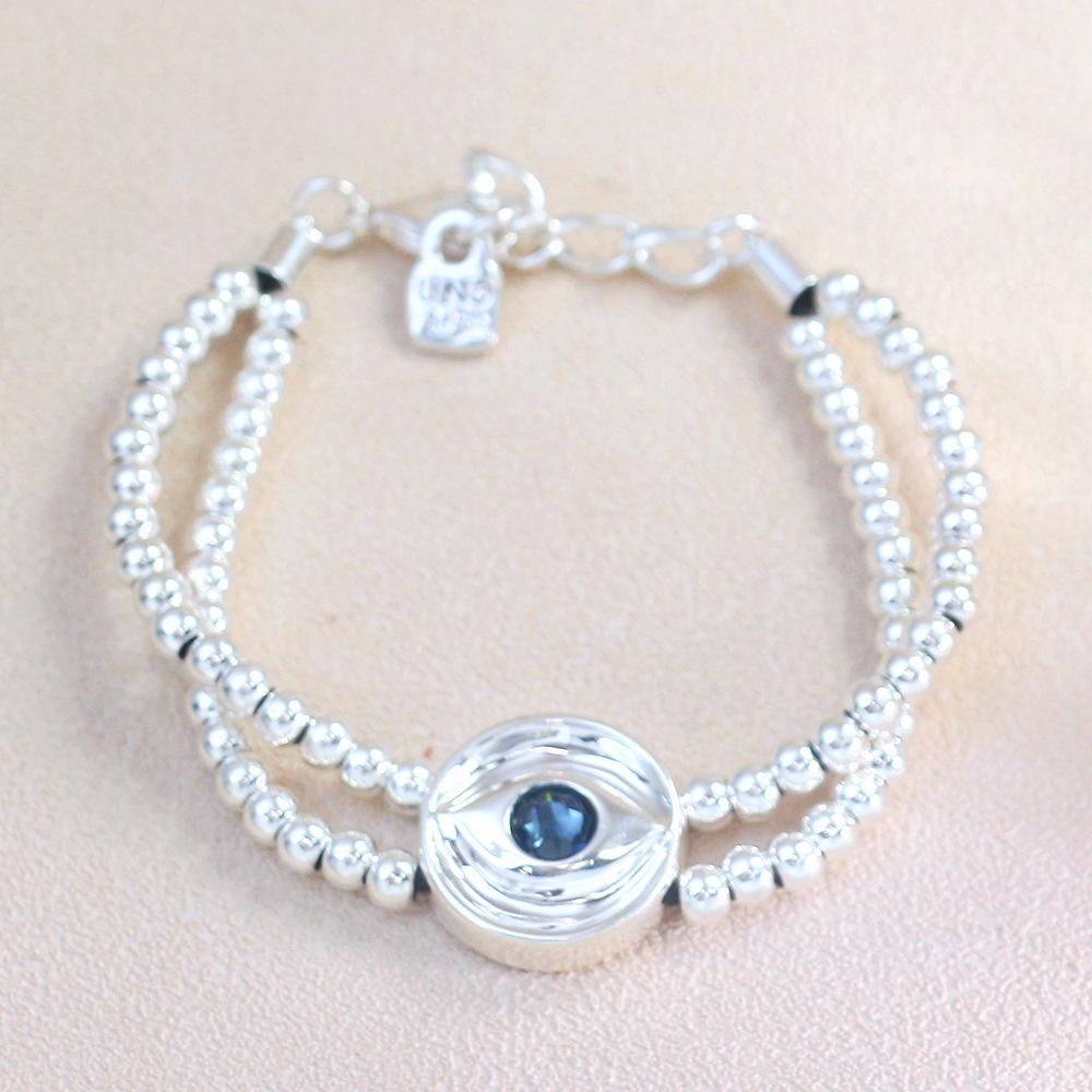 2026 UNOde50 Bestseller Blue-Green Gem Round Eye Women s Jewelry Gift