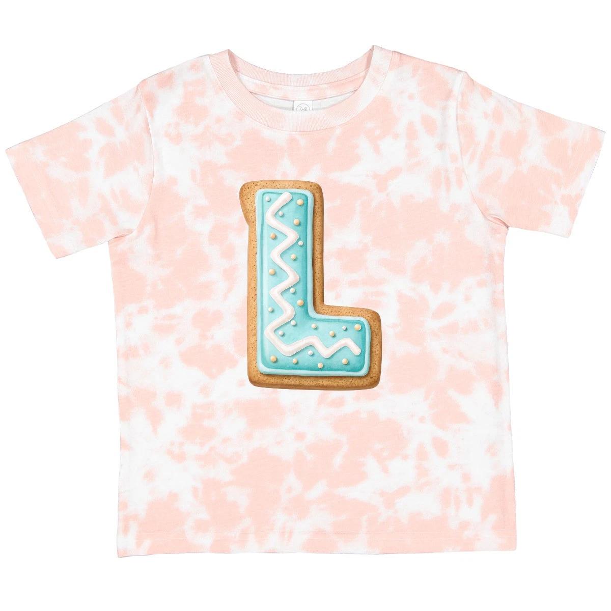 Inktastic Letter L Cookie Toddler T-Shirt Alphabet Blue Food Cute Child Kid 100