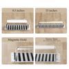 Magnetic Air Deflector Universal Fit Floor Register Vent Air Flow Controller Non Slip for Side Wall Ceiling All Season Home Use