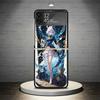 Genshin Impact Furina Phone Case For Samsung Galaxy Z Flip 7 6 5 4 3 5G Shockproof Cover Z Flip7 Flip6 ZFlip5 Flip3 Flip4 Luxury