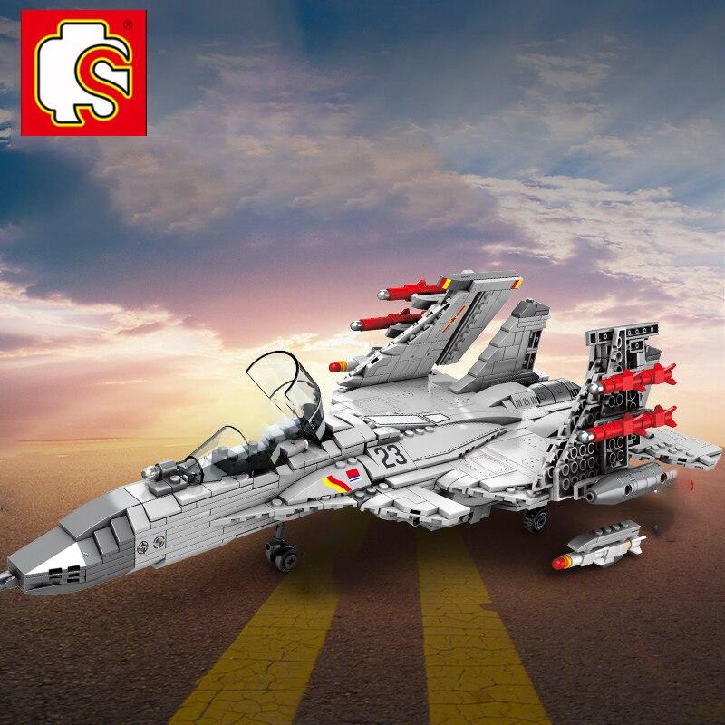Sembo Military Vehicles Model Brick Chinese J 15 Flying Shark Fighter Building Diy Blocks Kit Learning Toys For Kids Technic Set Buy At A Low Prices On Joom E Commerce Platform