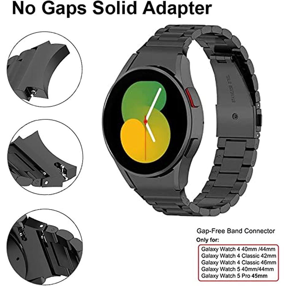 Metal Connector for Samsung Galaxy Watch 7 4 strap 5 Pro 45mm 40mm 44mm 47mm 43mm Stainless Steel Adapter 6 Classic Accessories