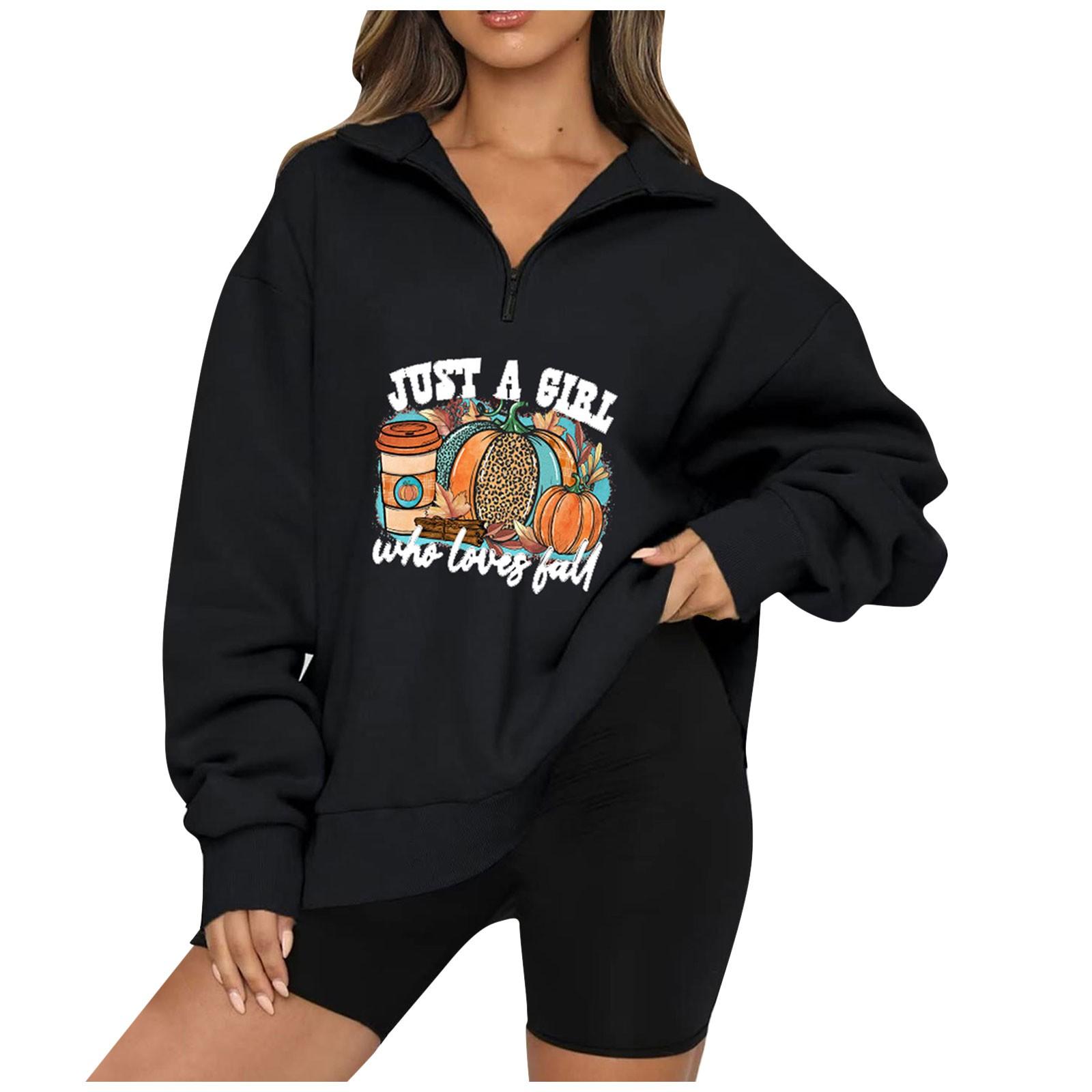 

(SU)Женская повседневная мода с длинным рукавом сплошной цвет zip толстовка топ